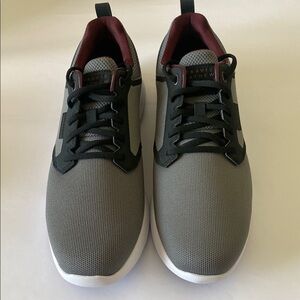 Travis Mathew Men’s Gray and Black Daily Pro Hybrid Sneakers Size 12   NWOT